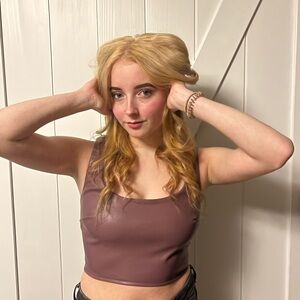 Garage College Leather Going Out Top